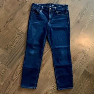 Old Navy Mid Rise Power Slim Straight Jeans 12S